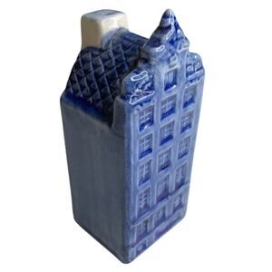 Delfts Blue 9192 Canal House Pepper Shaker Hand Painted Bosman 1980s